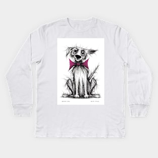 Barney dog Kids Long Sleeve T-Shirt